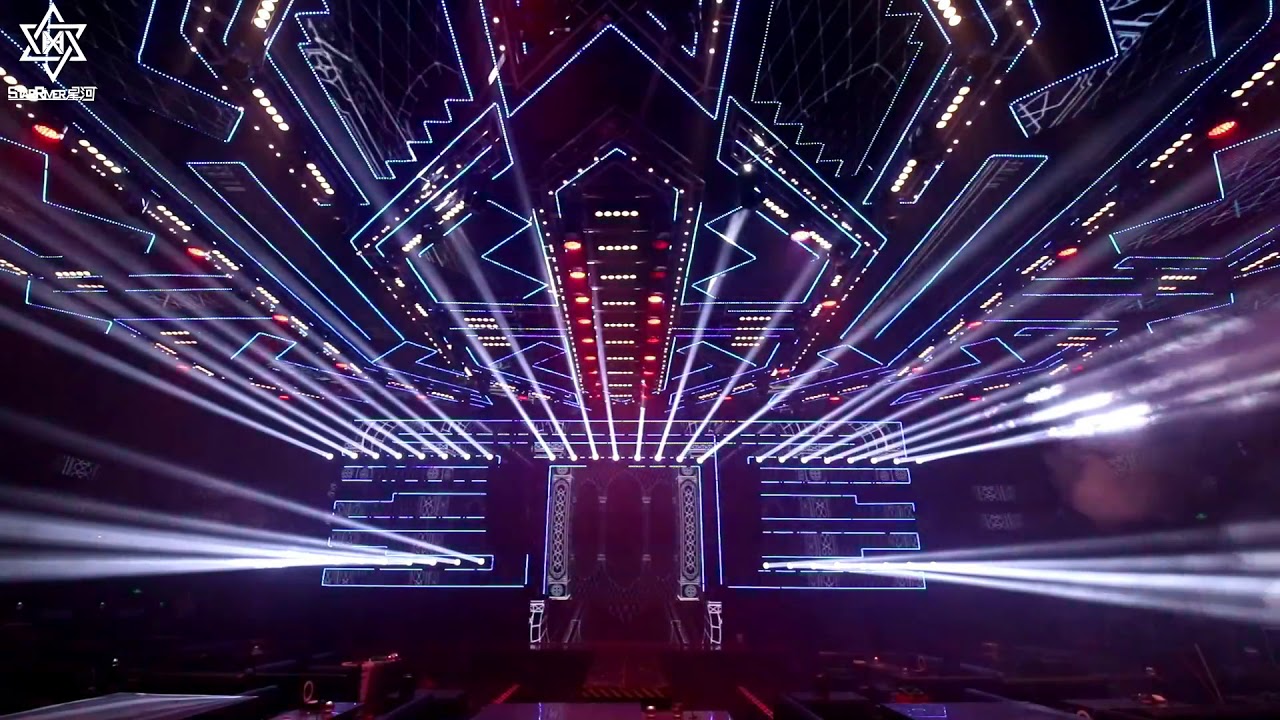 club stage lighting show bar stage lighting show