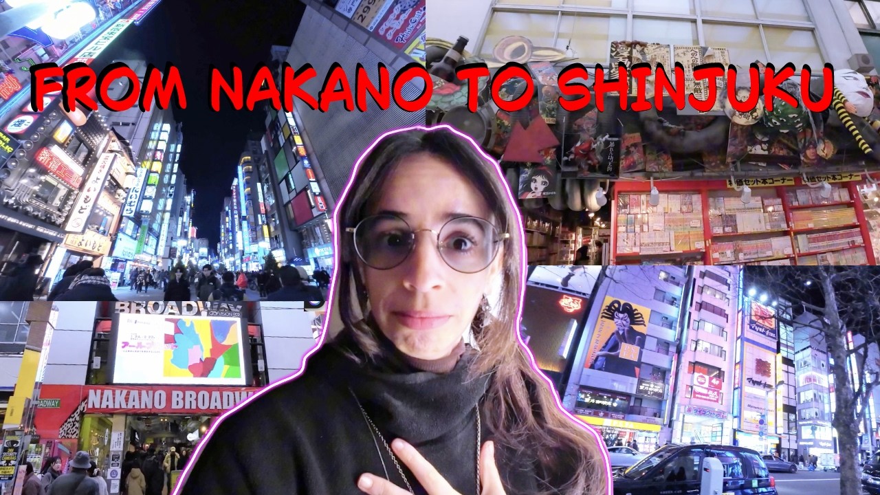 Tokyo Walking Vlog: Nakano Broadway to Shinjuku Station