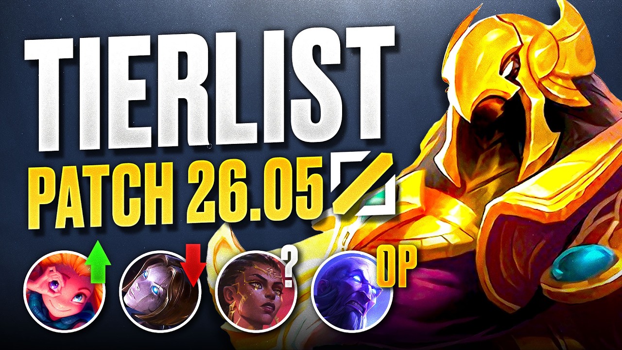 Patch 26 05, Midlane TIERLIST - New League of Legends Meta │ PATCHCAST