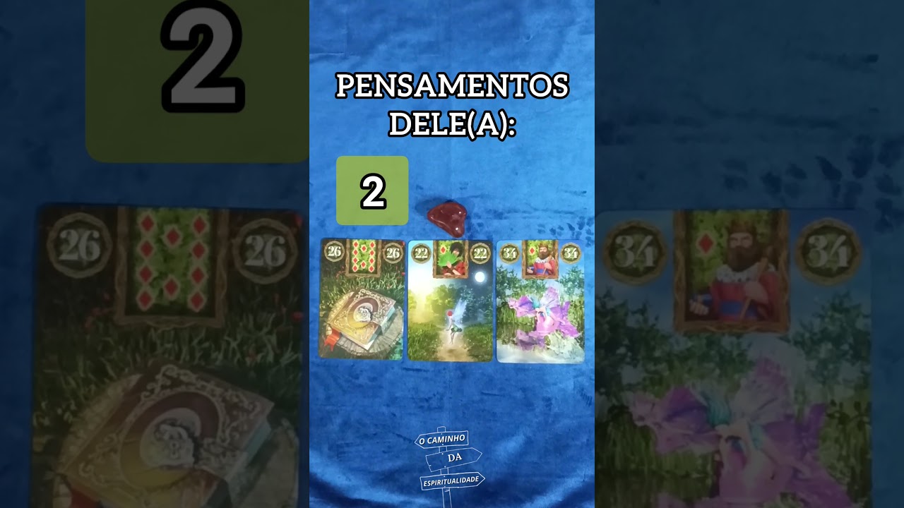 O QUE ELE(A) EST&Aacute; PENSANDO SOBRE MIM?! #shorts #short #tarot #baralhocigano #tarotonline