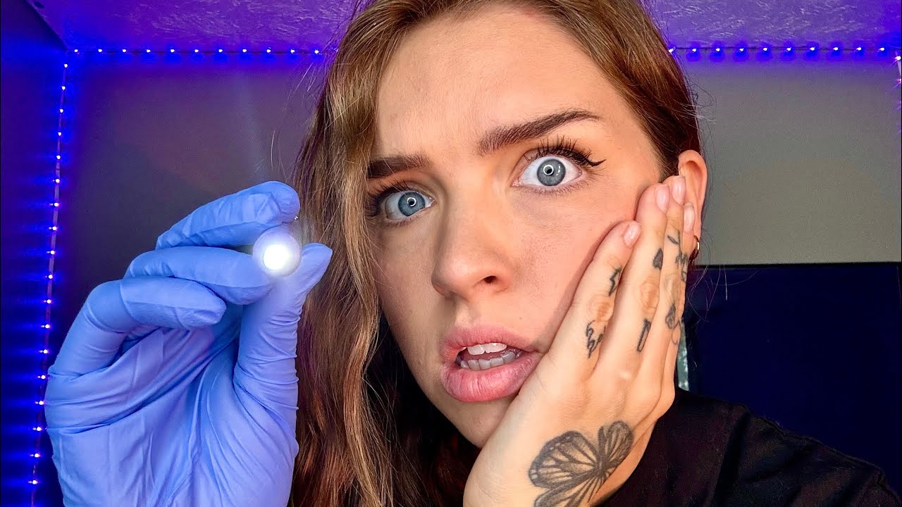 ASMR - QUICK EXAM (but everything goes wrong)