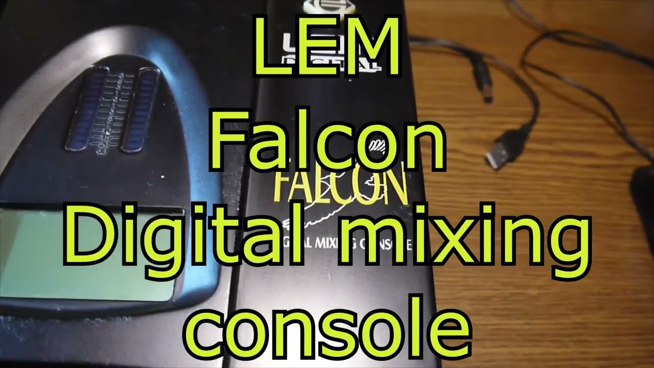 Attempt to repair a vintage LEM Falcon Digital mixing console