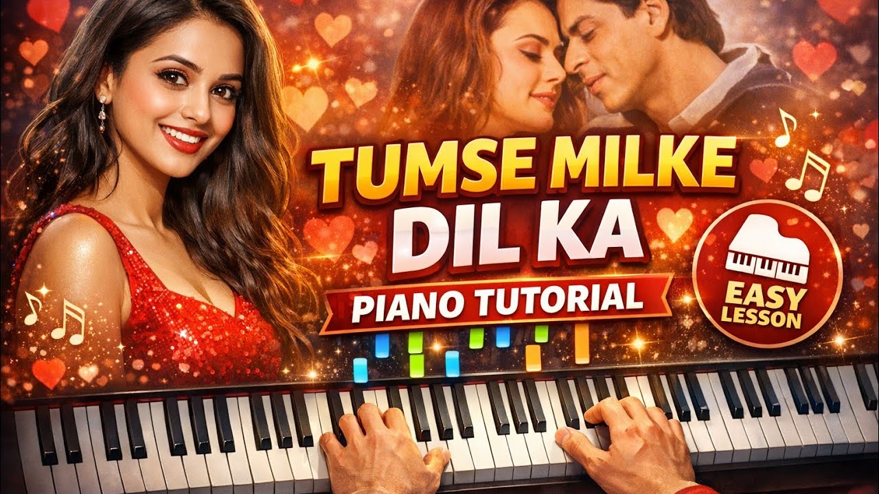 Tumse Milke Dil Ka Hai Jo Piano 🎹 Notes | Step-by-Step Piano Tutorial