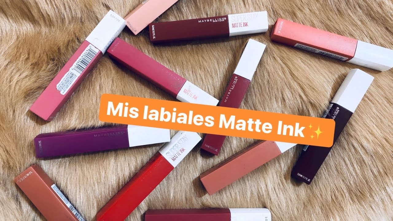 MIS LABIALES MAYBELLINE MATTE INK 2020