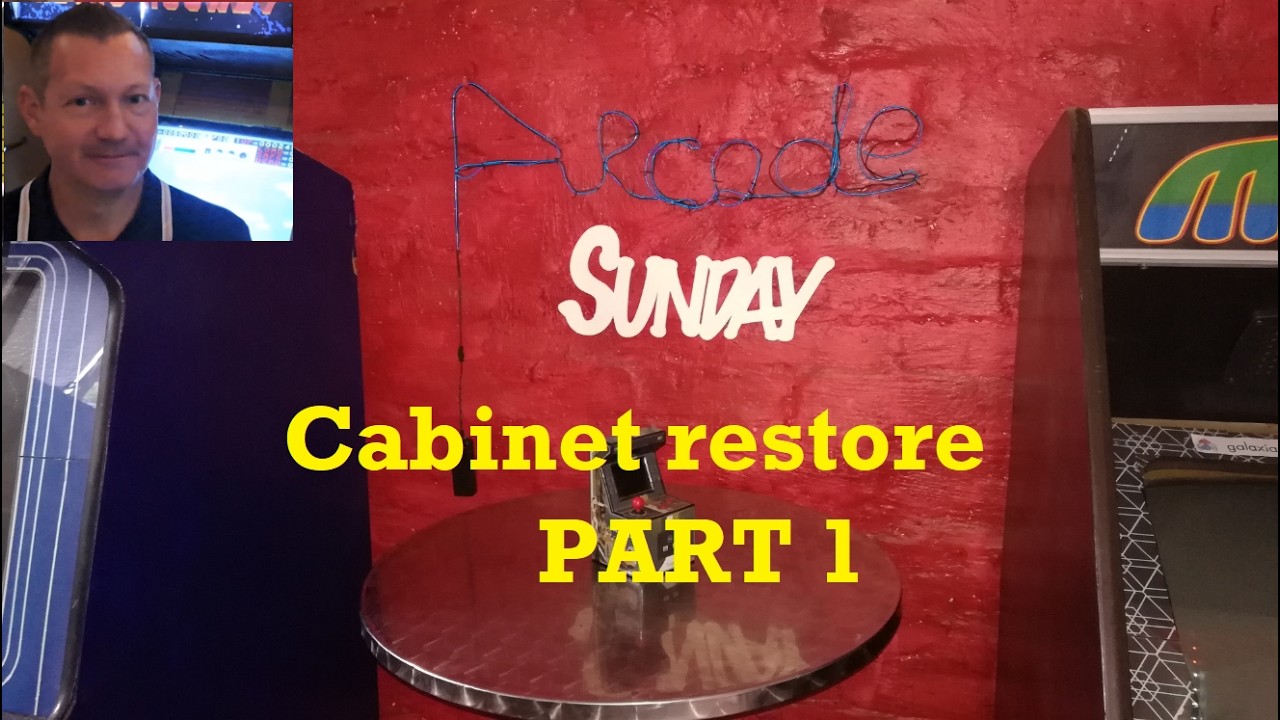 Arcade Cabinet Restore PART 1 !