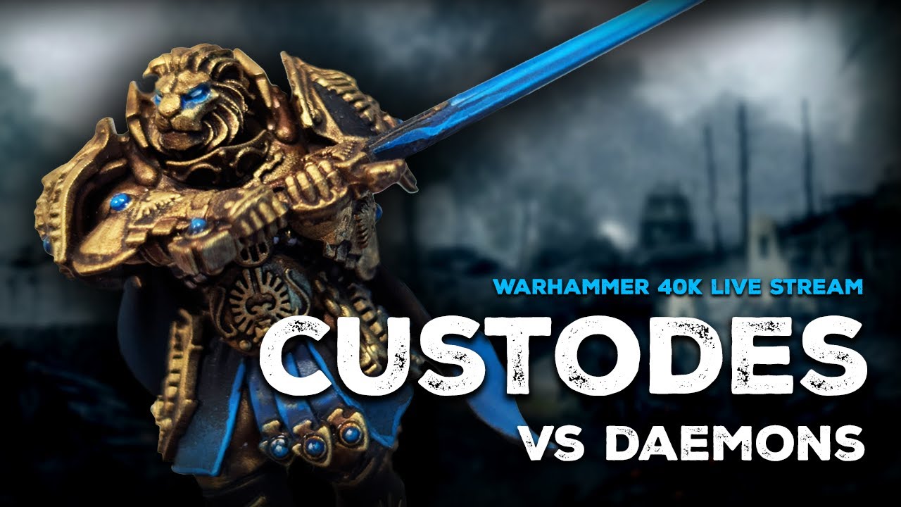 DAEMONS VS CUSTODES | WARHAMMER 40K BATTLE REPORT