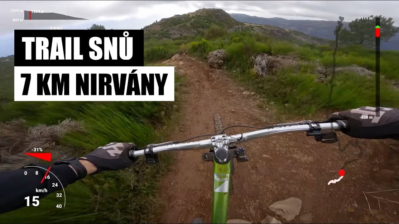 7 km bikové extáze: 1 sjezd po trailu na Madeiře