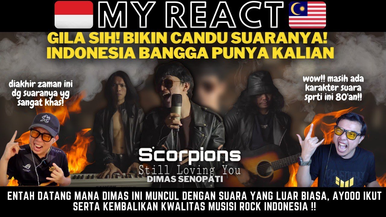 VIBENYA GILA BANGET! Dimas cover lagu Scorpions