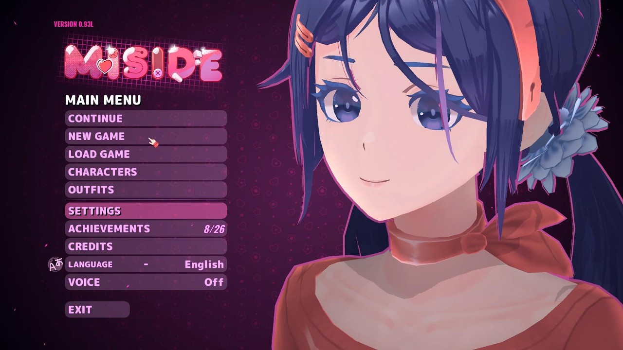 Trapped in a video game?!/Miside [Part one]
