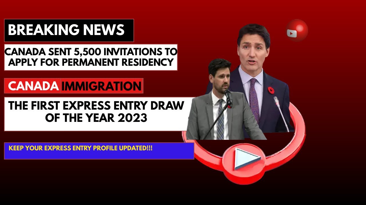 The First Express Entry Draw of the Year 2023