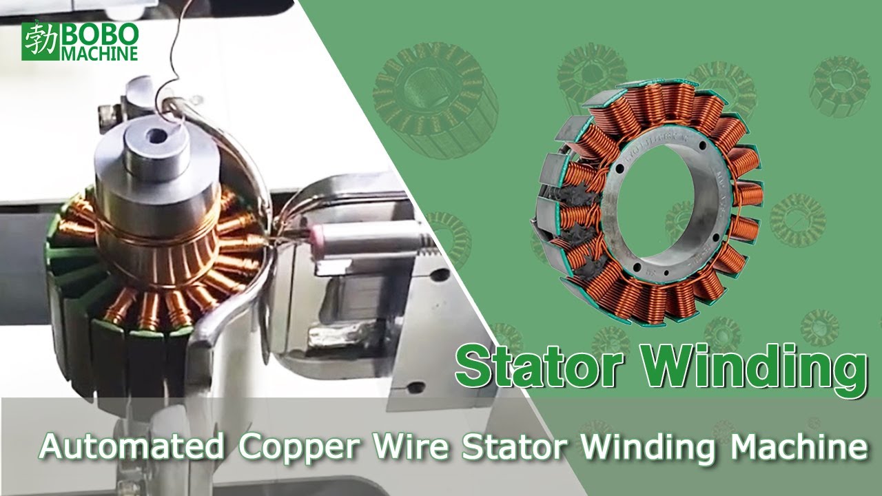 Automated High speed Generator Copper Wire Stator Winding Machine