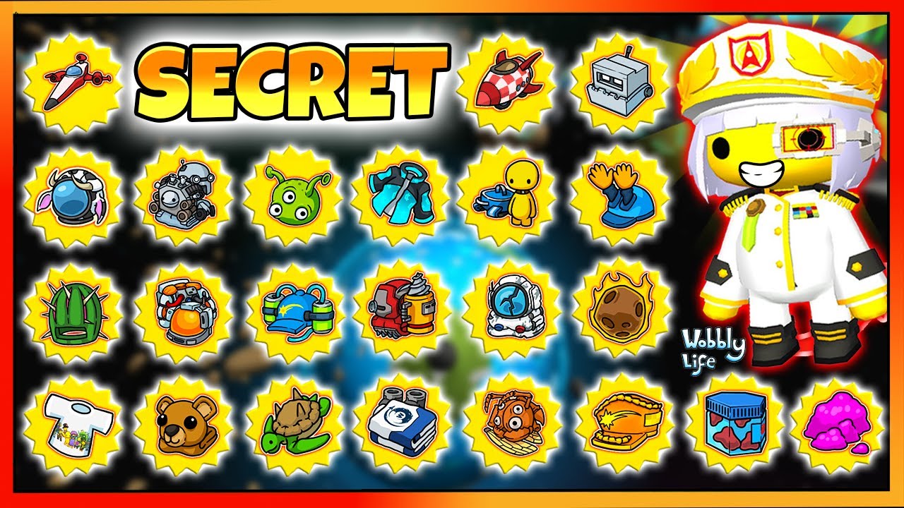 WOBBLY LIFE SPACE UPDATE SECRETS: Alle SIDE QUEST SECRETS & Outfits! 🚀👕