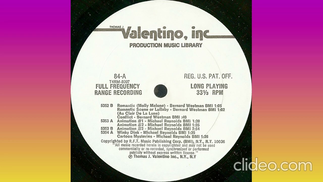 Valentino Major Records No. 84 - Bernard Westman, Michael Reynolds (HQ Pitch Correction Vinyl Album)