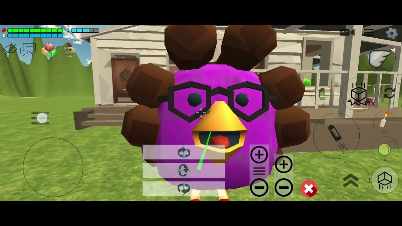 Поездка бабушки Chicken Gun