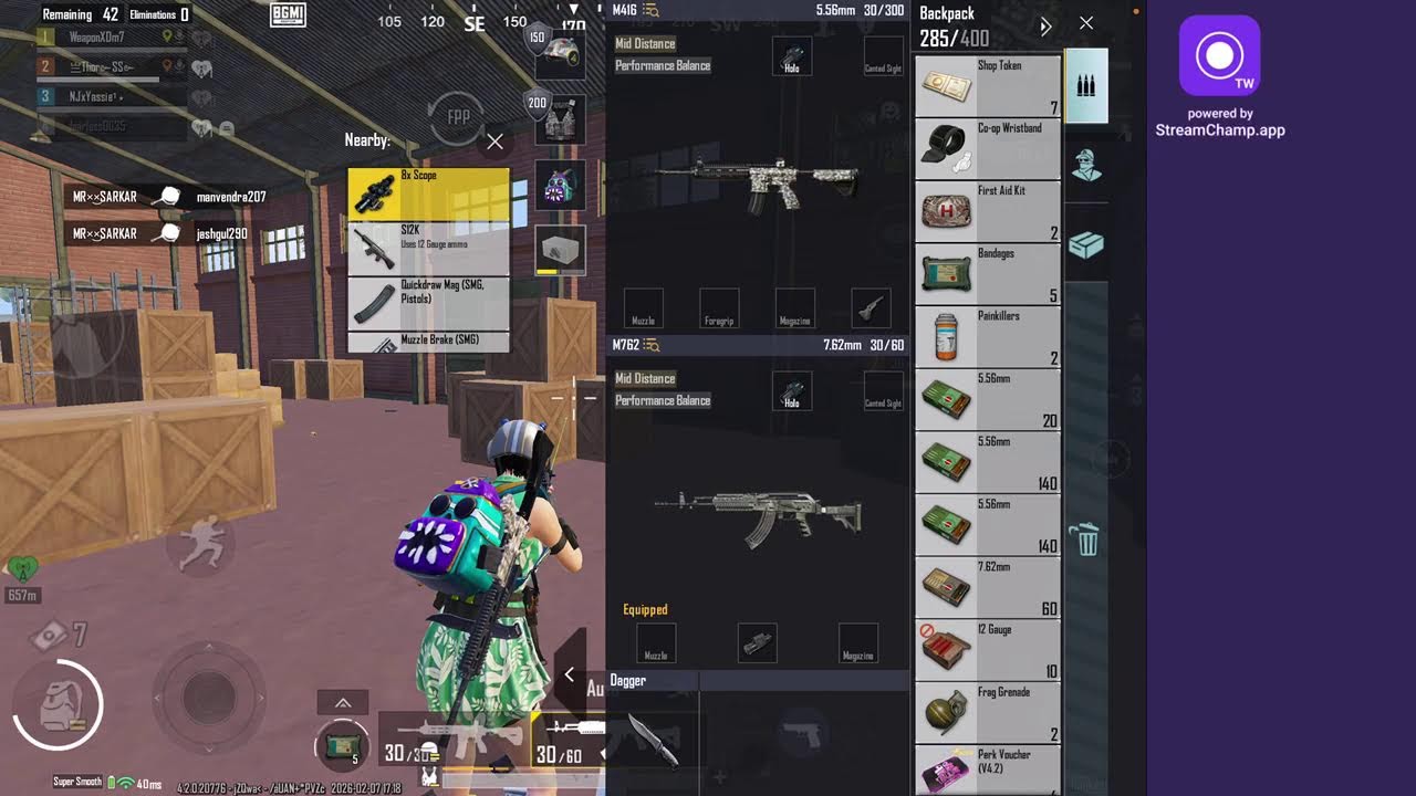 New update 4.2.  2026 Bgmi pubg gameplay live streaming