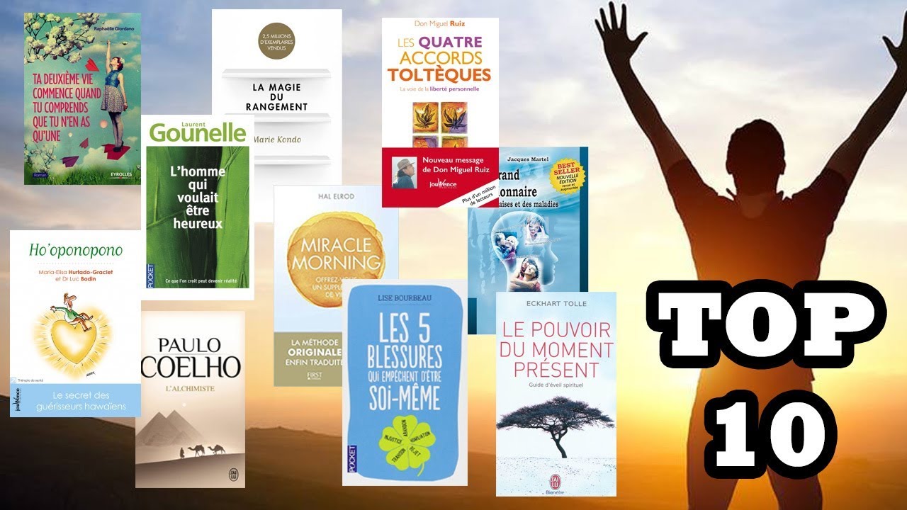 [BIEN-ÊTRE] TOP 10 DES LIVRES DE DÉVELOPPEMENT PERSONNEL LES PLUS INSPIRANTS 📚✌