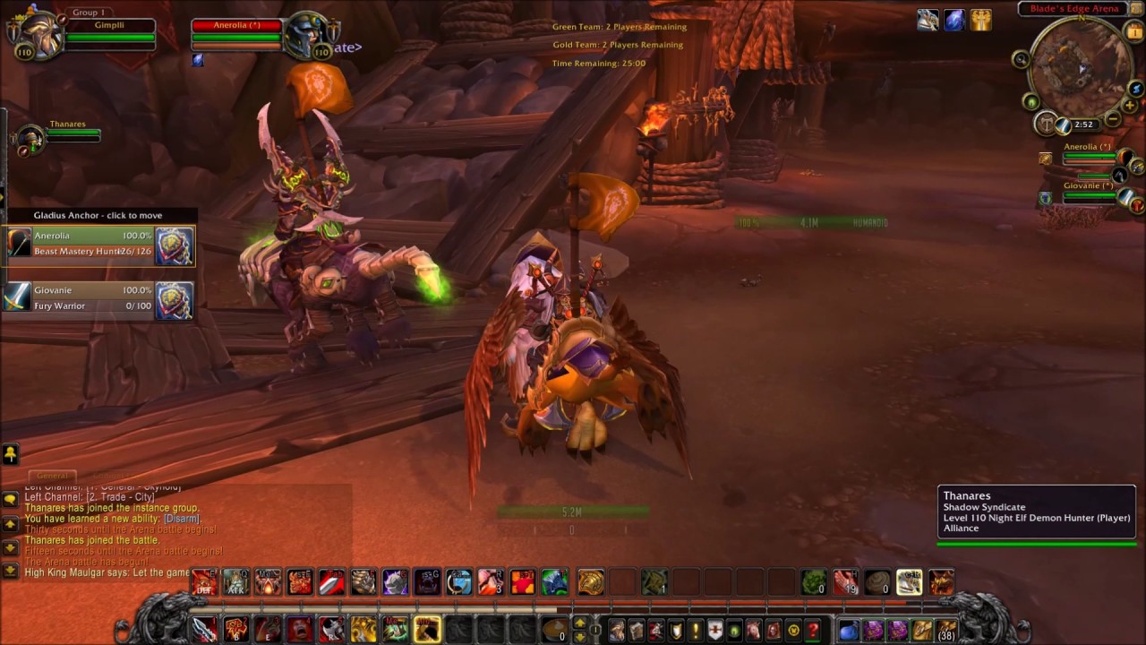 Fury Warrior Skirmish (WoW 7.2 Legion PVP)