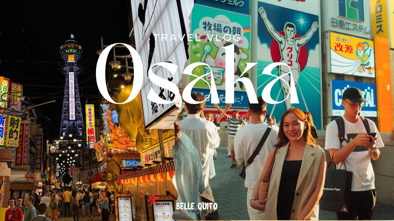 OSAKA JAPAN 🇯🇵 Must-Visit Spots: Orange Street, Dotonbori, Shinsaibashi, Umeda Sky 🌆 & More!