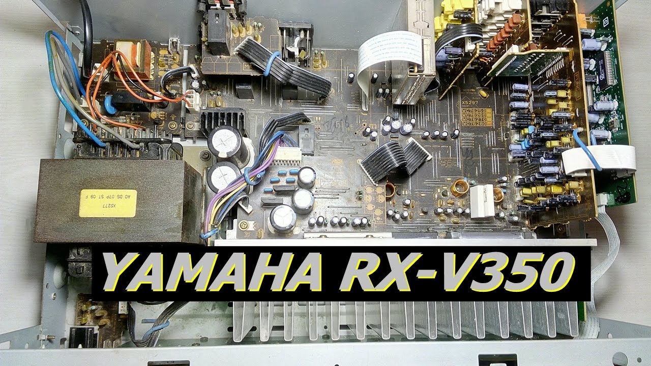 YAMAHA RX-V350 AV Receiver Part 1 Repair