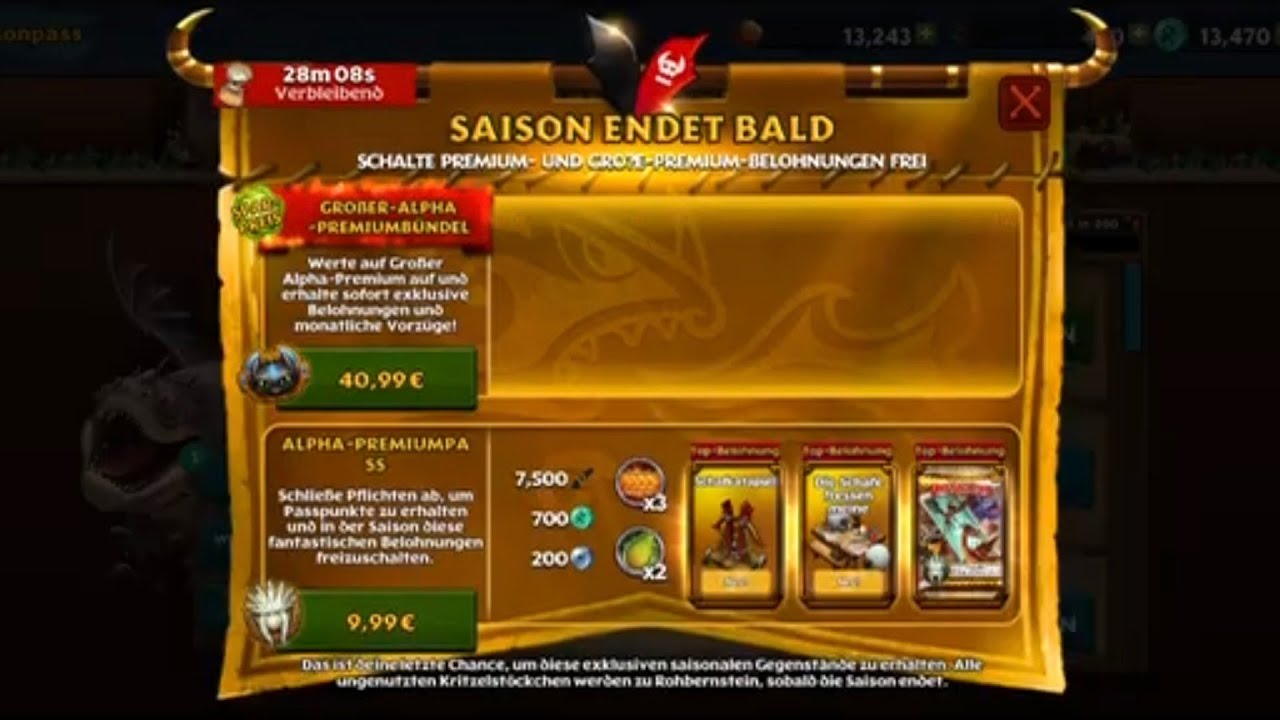 Die Session ist vorbei. Aufstieg von Berk Drachenzähmen 