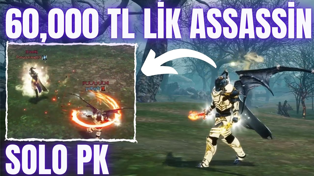 60.000 TL Değerinde Assassin SOLO PK - Halkımız İçin Slotlarımızı Savundum Kan Döktüm - Rise Online.