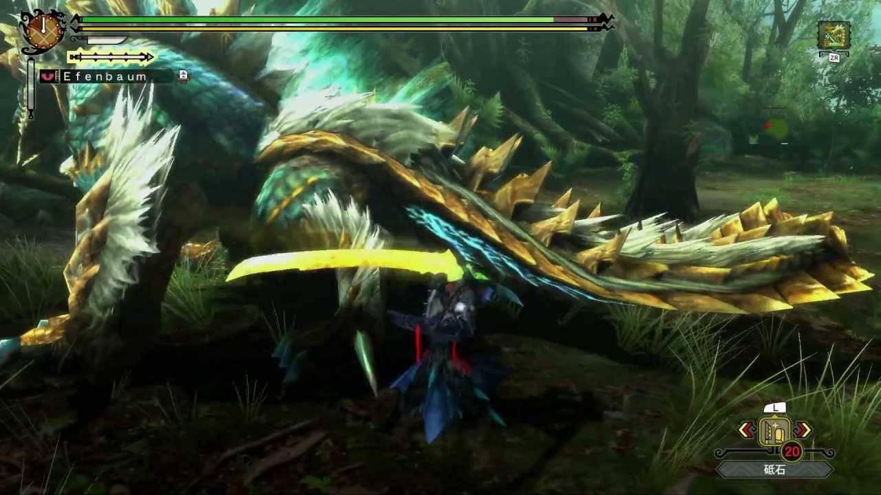 【MH3GHD】G★2 '狩られる前に狩れ！' ジンオウガ - ソロ太刀 8分47秒【練習】