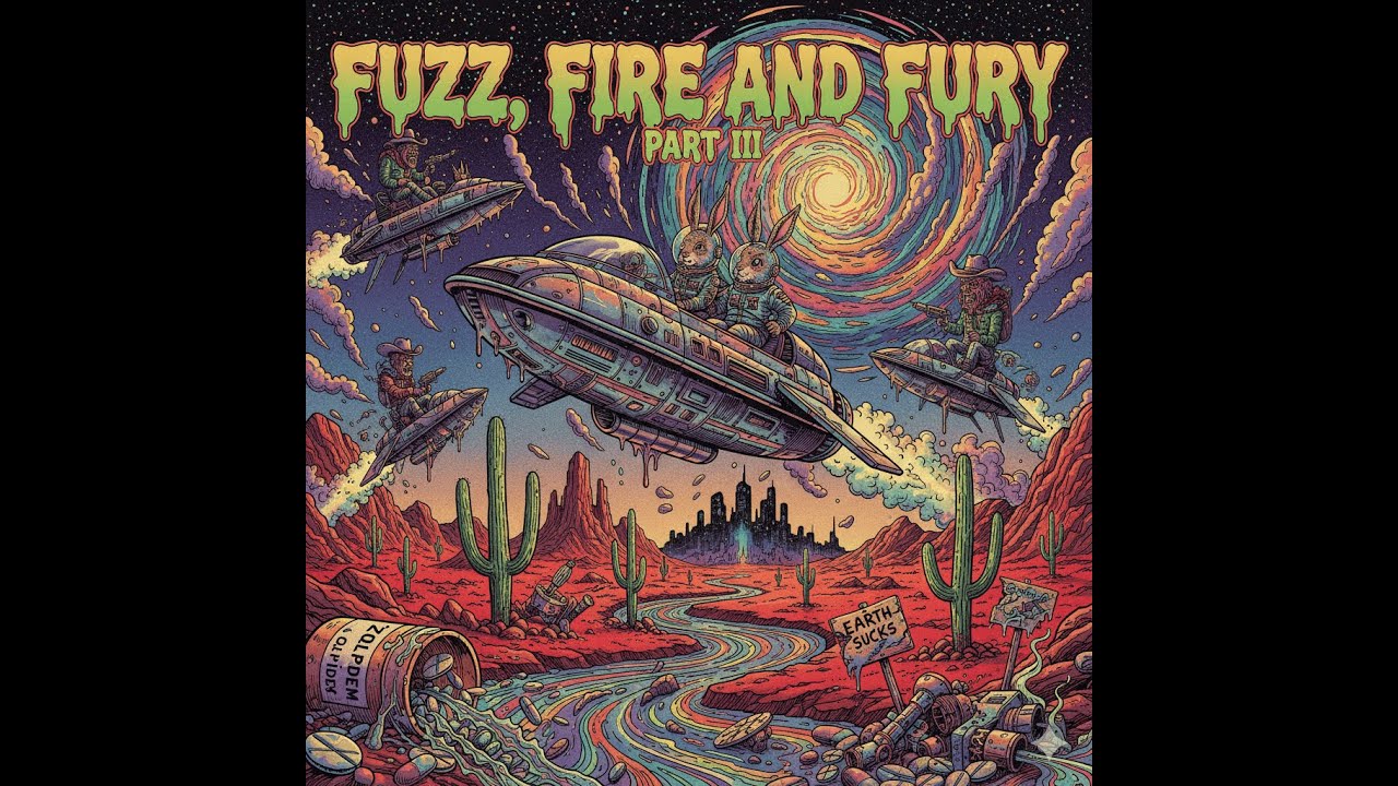 Fuzz, Fire and Fury Part III 🔥 | Final Chapter of the Psychedelic Desert Stoner Rock Trilogy 🌵🪐