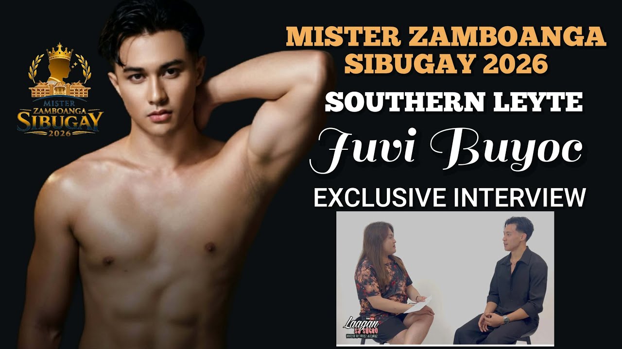 Mister Zamboanga Sibugay 2026 Southern Leyte Juvi Buyoc : Exclusive Interview