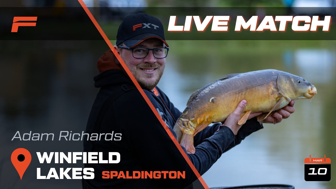 Live Fishing Match | Winfield Lakes | Carp Fishing | F1 Fishing with Adam Richards