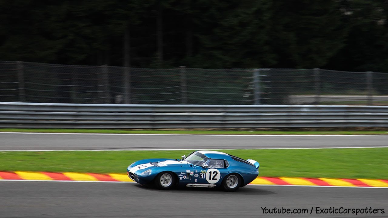Shelby Daytona Cobra Coupe on Track - LOUD Revs | Crazy Fly By's | Downshifts - 1080p HD