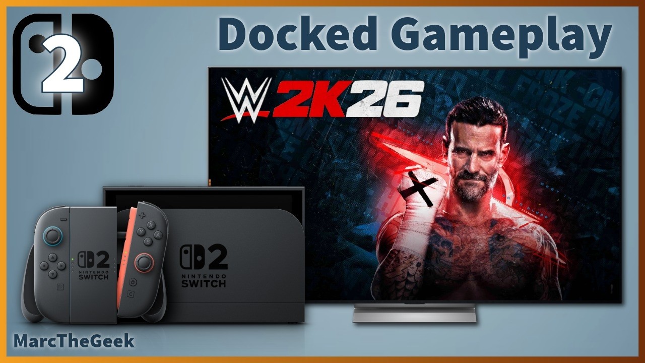 WWE 2K26 Gameplay on Docked Nintendo Switch 2 (I Quit & MyFaction!)