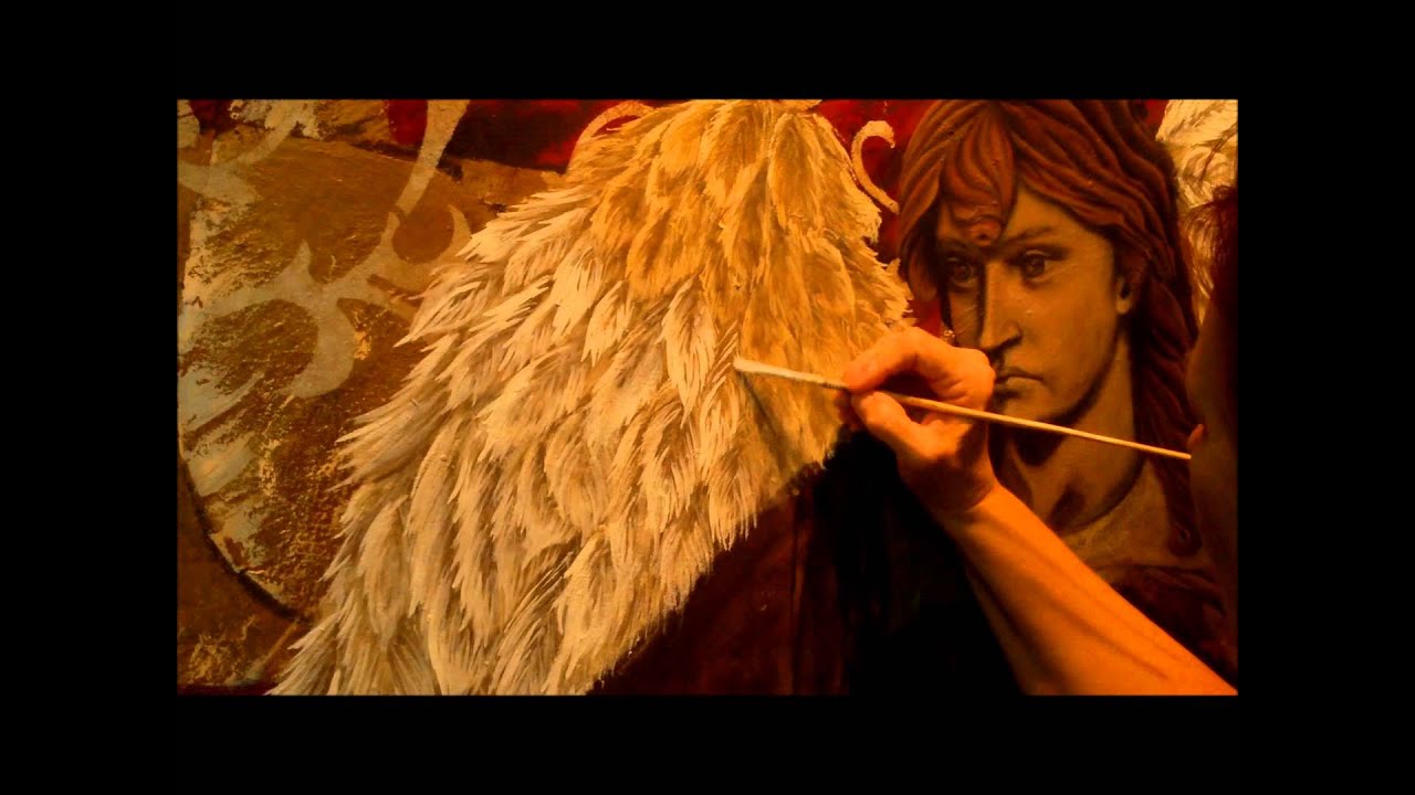 Painting Angel Wings 1