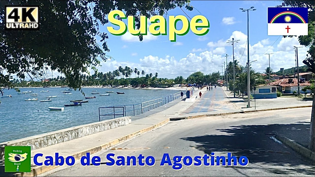 Chegando de carro na Praia de SUAPE-Cabo de Santo Agostinho (Pernambuco) 4K Virtual Tour.