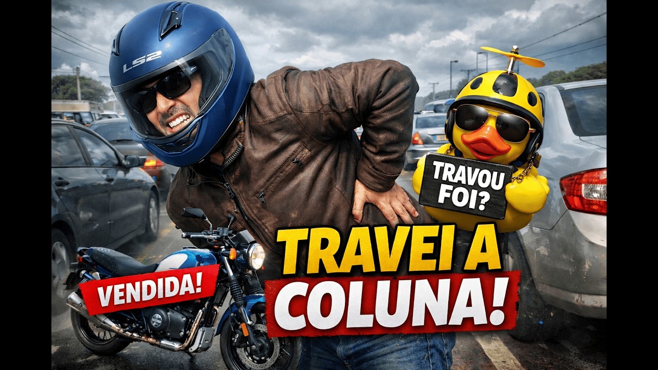 ACABOU O CARNAVAL… VENDI A SCRAM E TRAVEI A COLUNA! 😅🏍️ PE-15 INSANA!