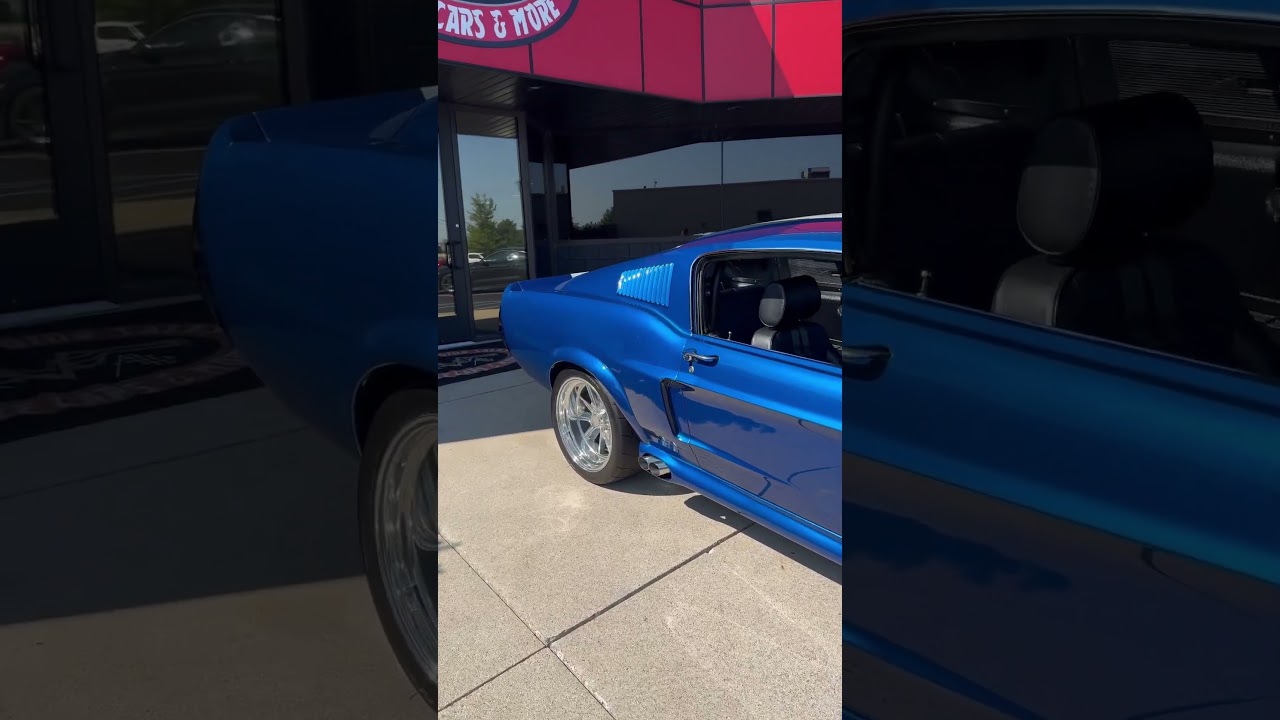 Listen to sound 🔊 of this 427ci V8 powered 1967 Ford Mustang Fastback Restomod!