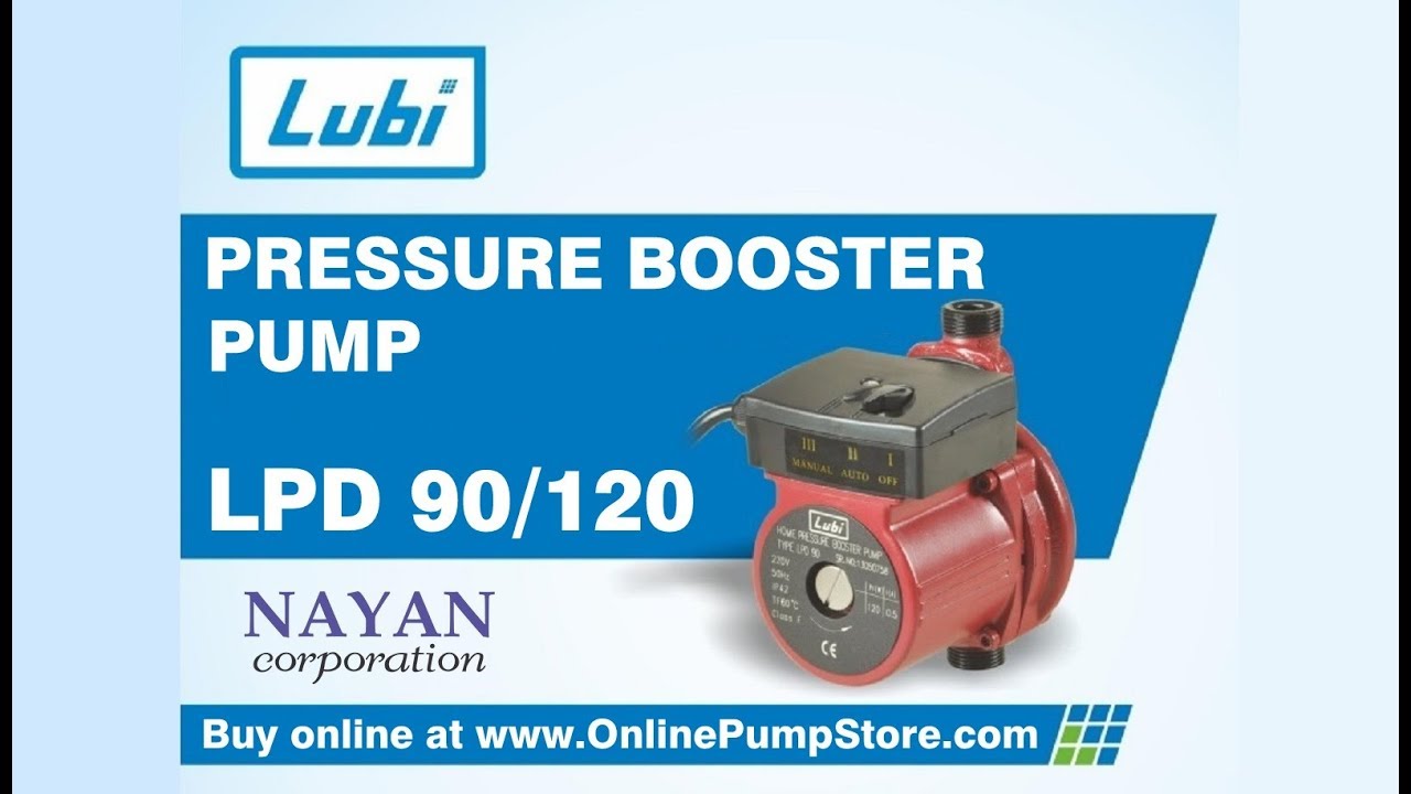 Lubi Hot water Circulating Pump LPD 90 / LPD 120 | Pressure pump for geyser | Nayan Corporation