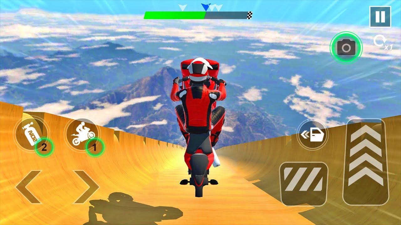 GT Moto Stunt Driving Simulator 3D - New Impossible Ramp - Android Sim Games