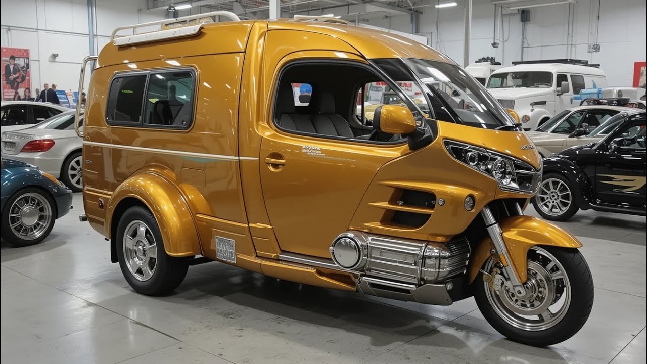 2025 Honda Gold Wing Electric Tricycle Camper – The Future of Touring Is Here!