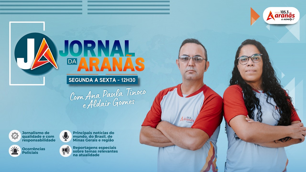 JORNAL DA ARANÃS🎙 | 19/03/2026