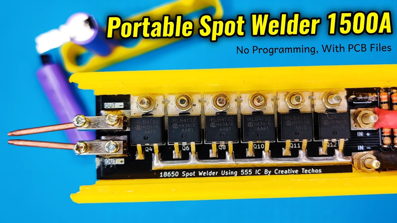 Make Handheld Spot Welding machine, diy 18650 spot welder