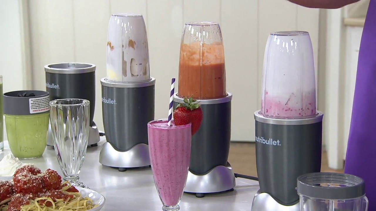NutriBullet Original 600W High-Speed Blender System w/ Accessories on QVC