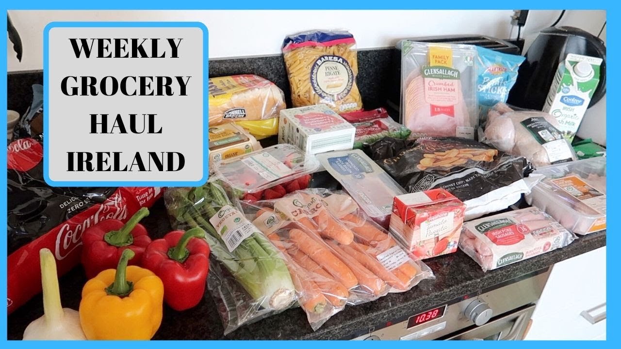 LIDL IRELAND GROCERY HAUL (with prices) | TESCO IRELAND GROCERY HAUL