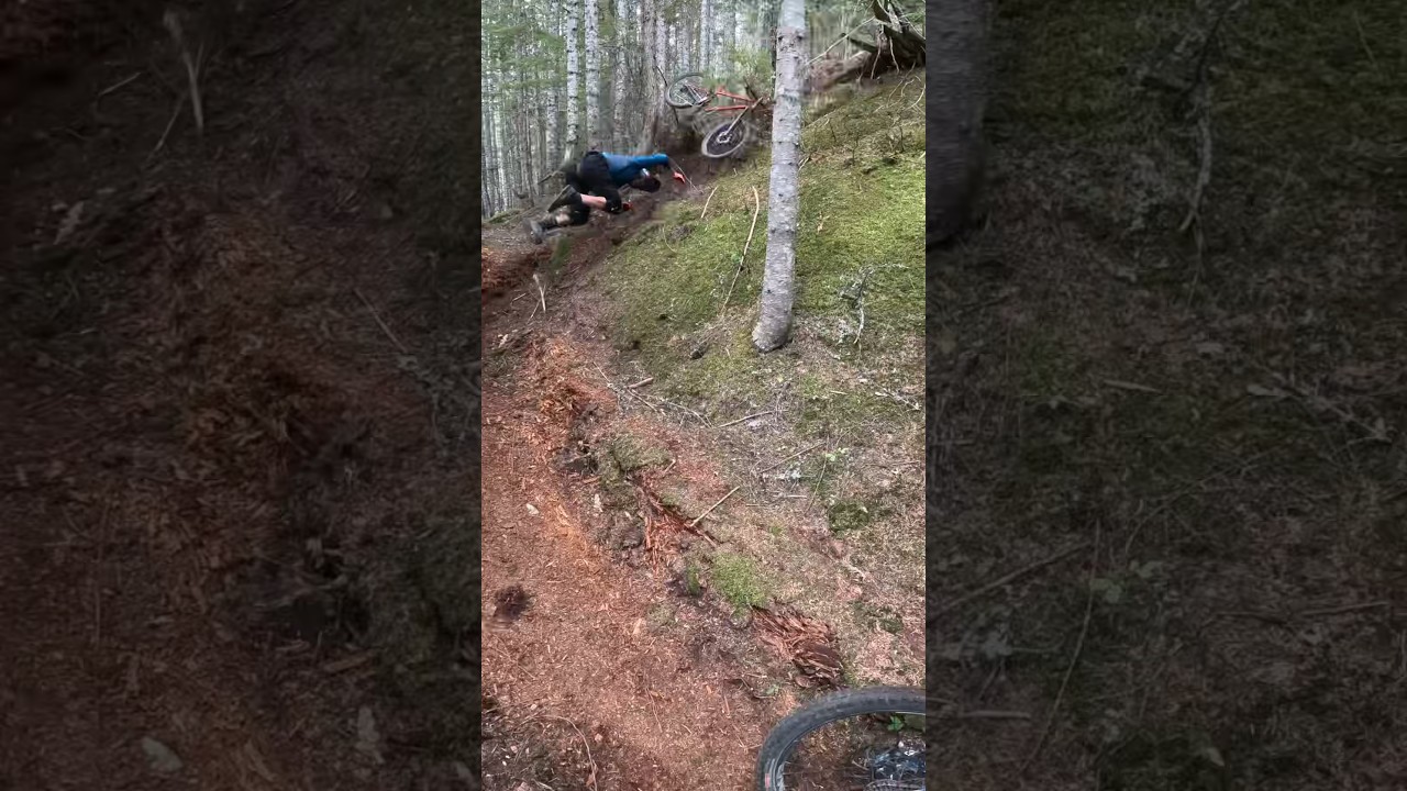 THIS CRASH WAS TERRIFYING!! 😳 #bike #crash