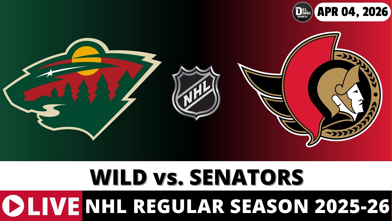 MINNESOTA WILD VS OTTAWA SENATORS 🏒 NHL Game Score Radio Play-by-Play