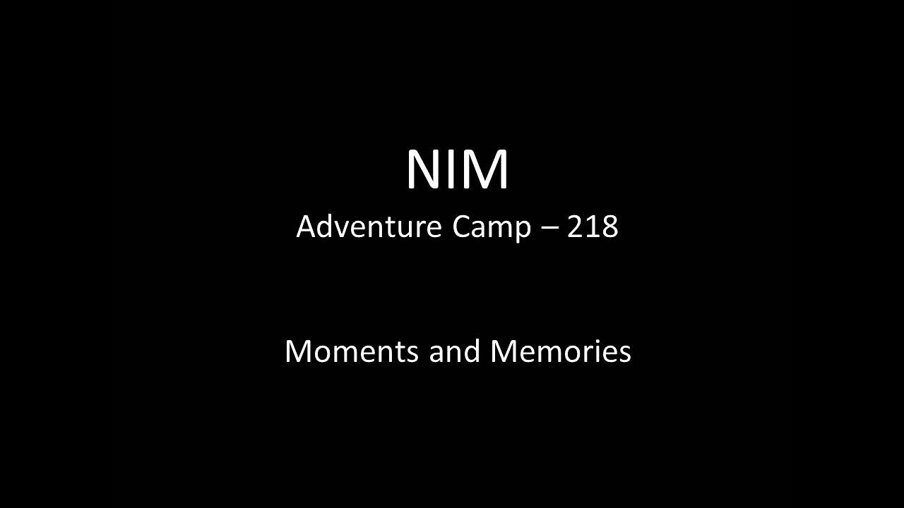NIM -Adventure Course 218