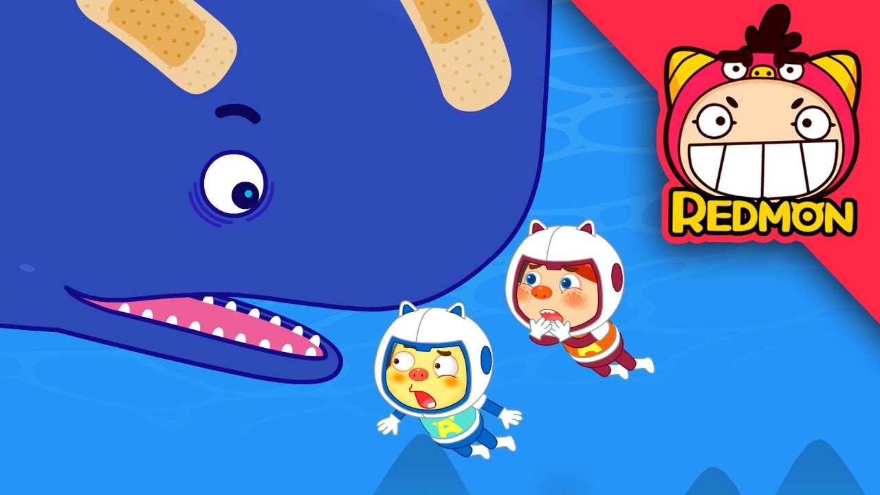Save the Whale! | Animal Rescue Team | 4K cartoon | REDMON