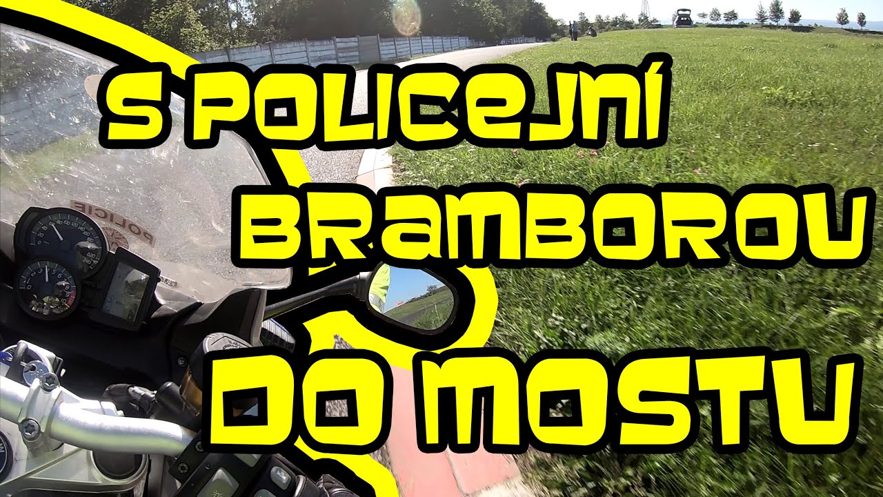 Výcvik na polygonu Most na policejní motorce