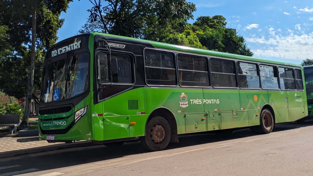 Viação Avanti carro 2400 linha 02 Sest Senat/ Indústrias/ Foguetinho (Ida)