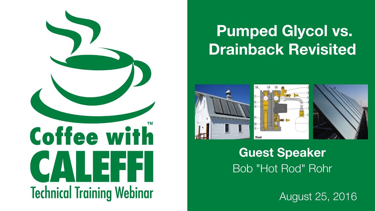 Pumped Glycol vs  Drainback Revisited