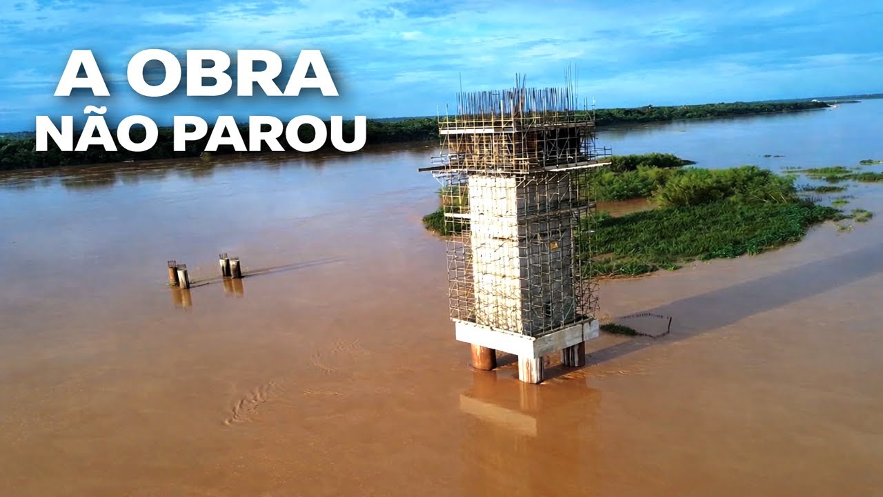 Ponte sobre o Rio São Francisco: Obras Continuam Mesmo com a Cheia | 5ª Atualização